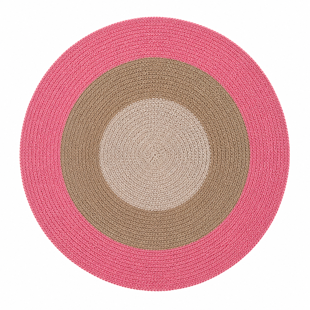 Set Aurea Rosé — Alfombra y Canasto Artesanal de Fique